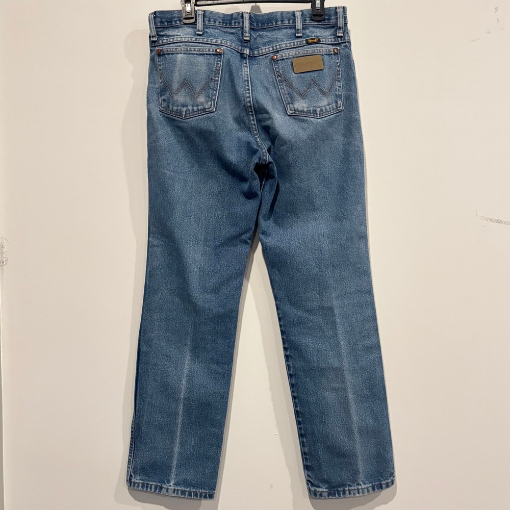 Wrangler Men Jeans 34x32 (fits 34x30) 936PWD Slim Fit Cowboy Denim Western 21929